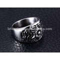 Punk Mode gravierten gotischen Ring, Silber Gothic Schmuck für Männer